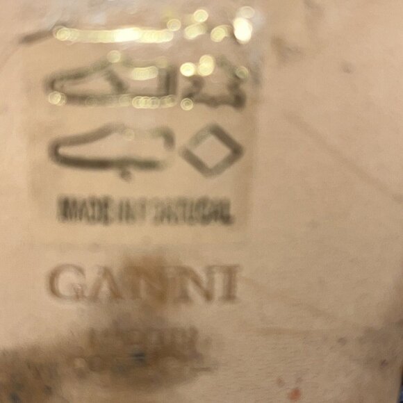 GANNI Caramel Lovina 70 Leather Cowgirl Style Ankle Boots in Snake Print US 5.5 - Picture 7 of 10